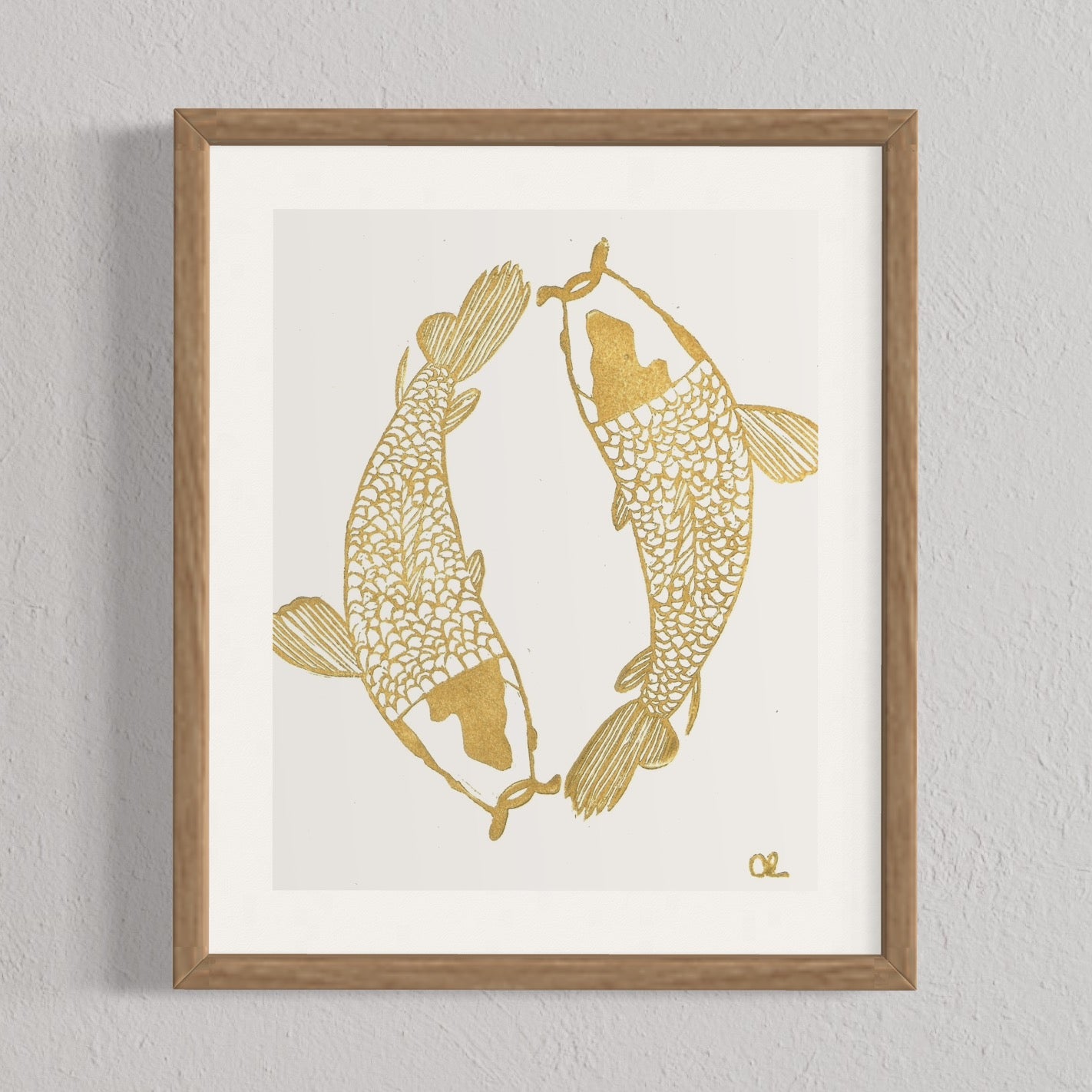 'Radiant Koi, Gold'