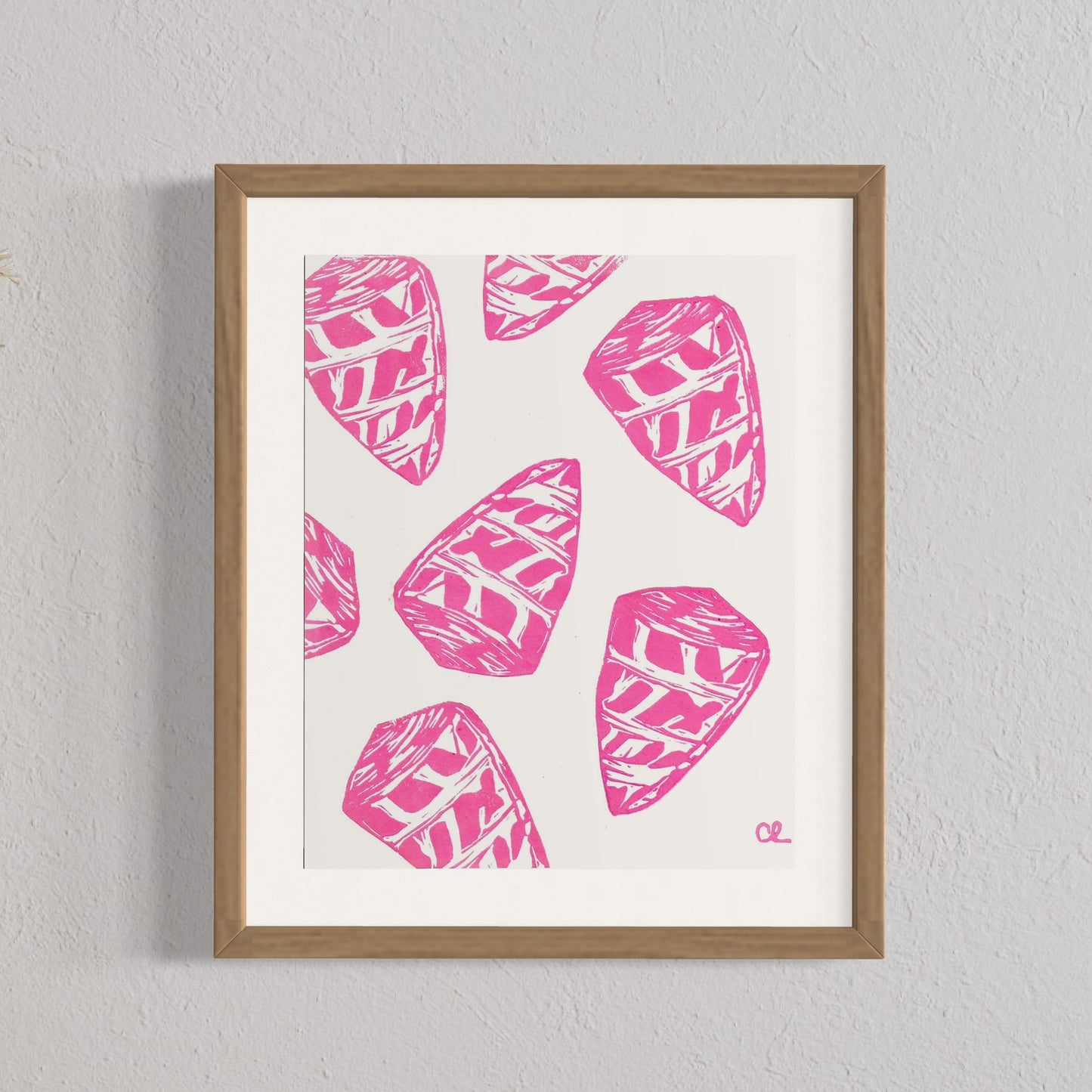 'Cascading Shells, Pink'