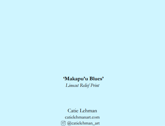 'Makapuʻu Blues' Greeting Card