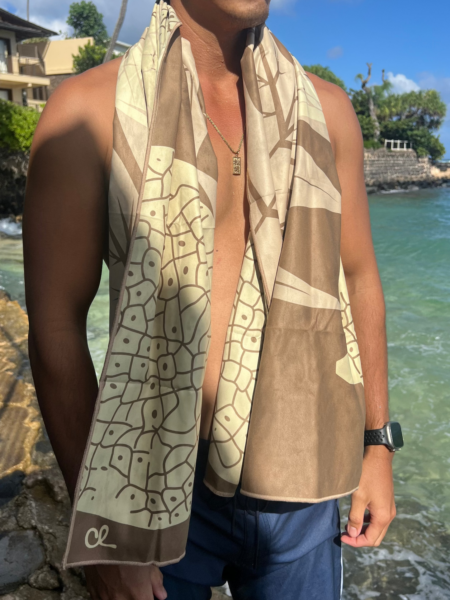 'ʻUlu Vintage' Quick-Dry Towel